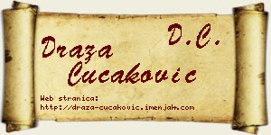 Draža Čučaković vizit kartica
